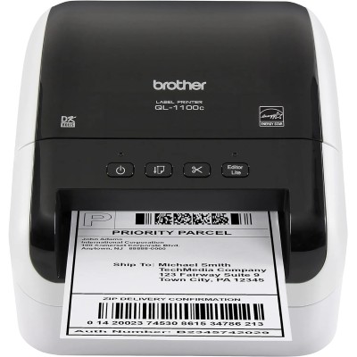 Brother QL-1100C Impresora térmica de etiquetas Impr.Negro