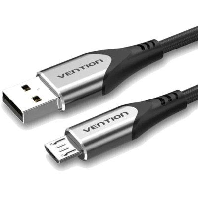 Cable USB 2.0 Vention COAHI/ USB Macho - MicroUSB Macho/ Hasta