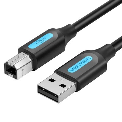 Cable USB 2.0 Impresora Vention COQBG/ USB Tipo-B Macho - USB