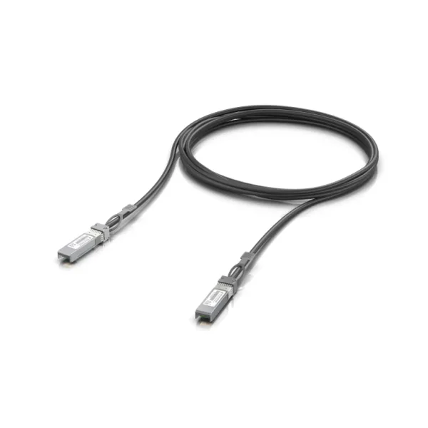 Ubiquiti UACC-DAC-SFP28-3M Cable de fibra óptica e InfiniBand Negro