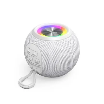 Hama Altavoz Bluetooth Ball Shape Blanco 5W iluminación RGB 10h