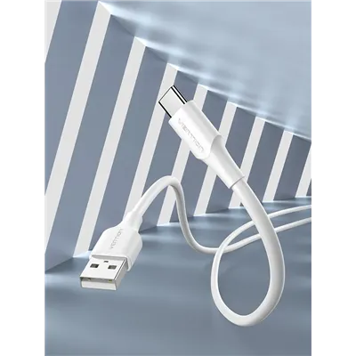 Cable USB 2.0 Tipo-C Vention CTHWH/ USB Tipo-C Macho - USB