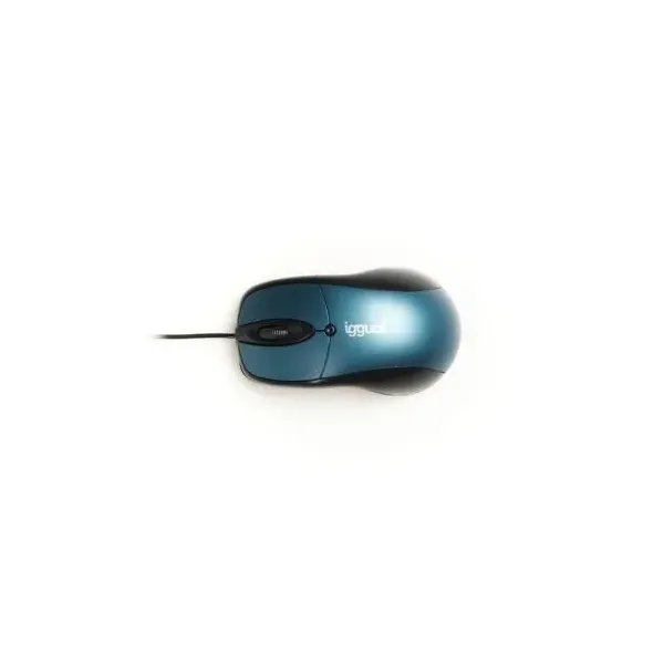 Iggual ratón óptico com-ergonomic-xl-800dpi azul