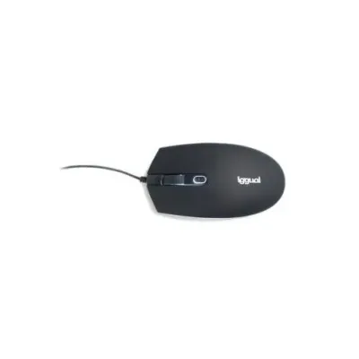 Iggual ratón óptico com-led-1600dpi negro
