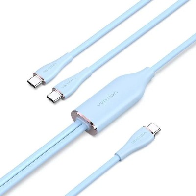 Cable USB Tipo-C Vention CTMSG/ USB Tipo-C Macho - 2 x USB