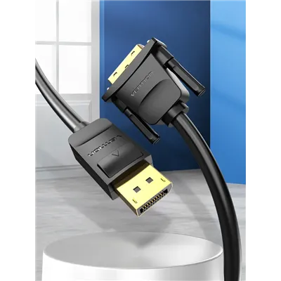 Cable Conversor Vention HAFBF/ DisplayPort Macho - DVI Macho/