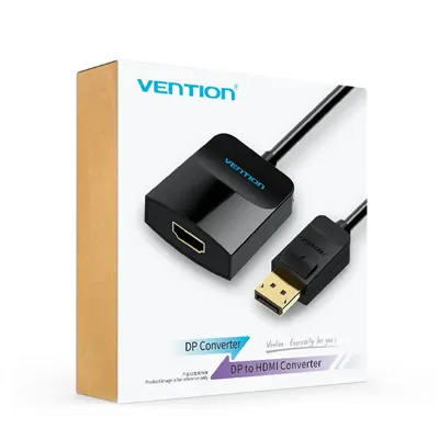 Conversor Vention HBGBB/ Displayport Macho - HDMI Hembra/ 15cm/