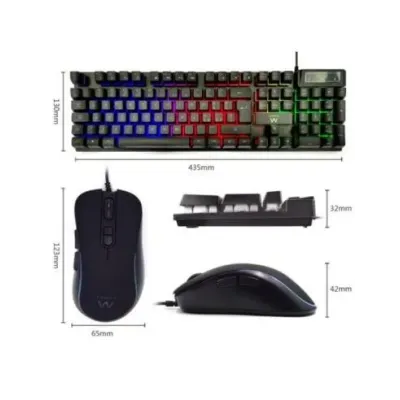 Ewent teclado+raton gaming pl3201 USB