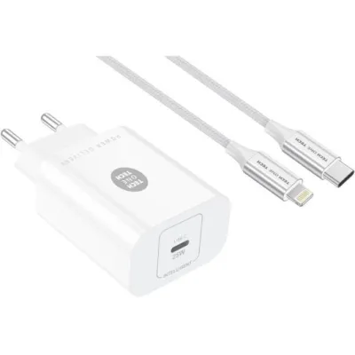 Cargador de Pared Tech One Tech TEC2265/ 1xUSB Tipo-C + Cable