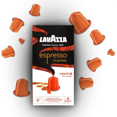 Cápsula Lavazza Espresso Gourmet Caramel para cafeteras