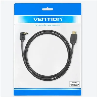 Cable HDMI 2.0 4K Acodado Vention AAQBF/ HDMI Macho - HDMI