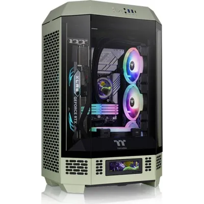 Thermaltake The Tower 300 Matcha Verde claro MATX Cristal