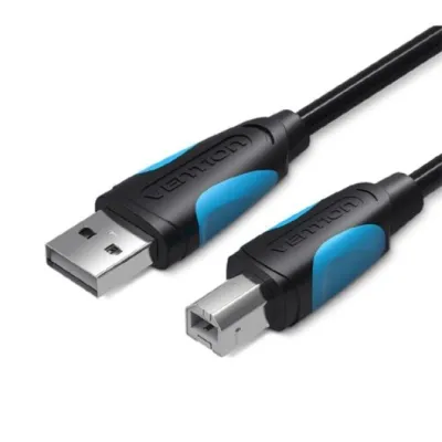 Cable USB 2.0 Impresora Vention VAS-A16-B1000/ USB Tipo-B Macho