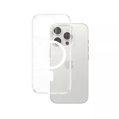 PanzerGlass PG HardC White MagS iPhone 16Pro 6.3Inch funda para