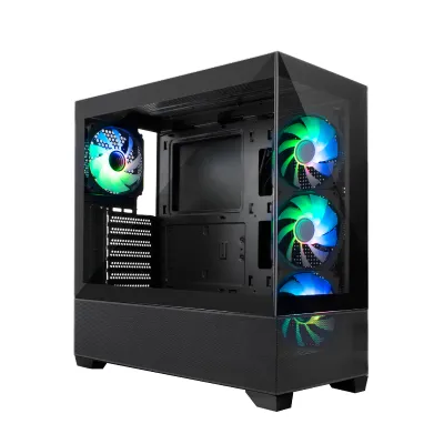 Caja Atx Gaming Ga250 Coolbox Coo-cha-ga250-0 Cristal