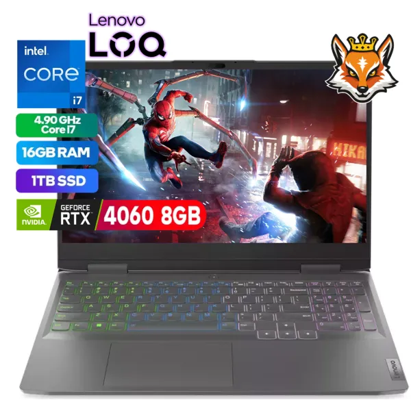 Lenovo LOQ 15IRH8 - Intel Core i7-13620H 16GB 1TB SSD RTX 4060 8GB 15.6" W11