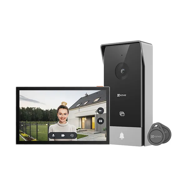 EZVIZ HP5 sistema de intercomunicación de video 17,8 cm (7") Negro, Plata