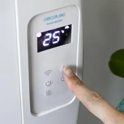 Cecotec Ready Warm 2500 Radiador WiFi Eléctrico Bajo Consumo