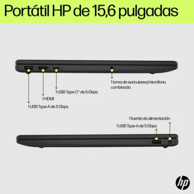 HP 15-fd0035ns Intel® Core™ i3 i3-N305 Portátil 39,6 cm (15.6")