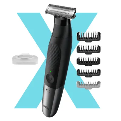 Braun XT5100 recortadora de barba y afeitadora corporal para