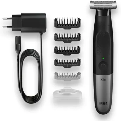 Braun XT5100 recortadora de barba y afeitadora corporal para