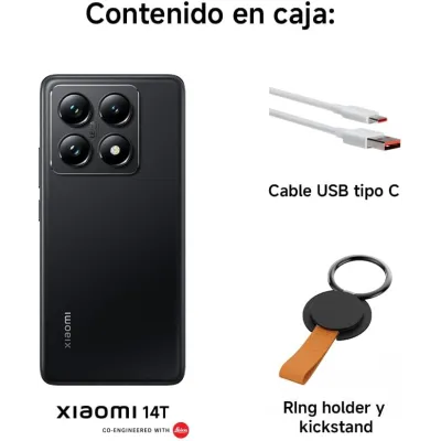 Xiaomi 14T 5G Negro Titanio 512GB 12GB 6.67"