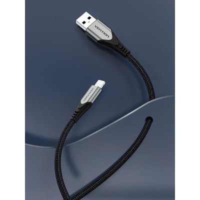 Cable USB 2.0 Lightning Vention LABHD/ USB Macho - Lightning