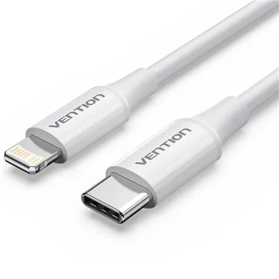 Cable USB 2.0 Tipo-C Lightning Vention LAJWF/ USB Tipo-C Macho