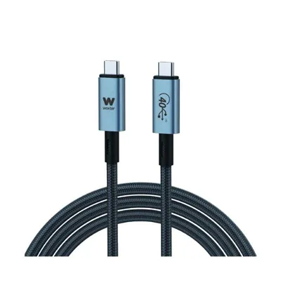 Cable USB 3.1 Tipo-C Woxter PE26-183/ USB Tipo-C Macho - USB