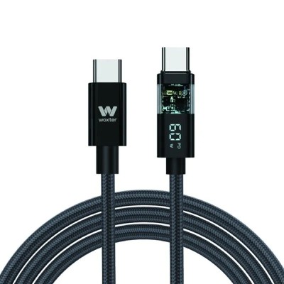 Cable USB 2.0 Tipo-C Woxter PE26-186/ USB Tipo-C Macho - USB