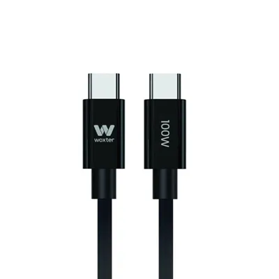 Cable USB 2.0 Tipo-C Woxter PE26-190/ USB Tipo-C Macho - USB