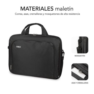 Maletín Subblim Oxford para Portátiles hasta 14'/ Negro