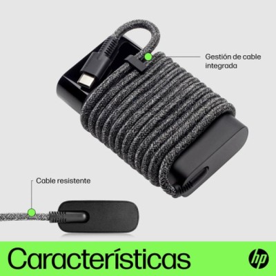 Cargador Original de Portátil HP 671R2AA USB Tipo-C/ 65W/