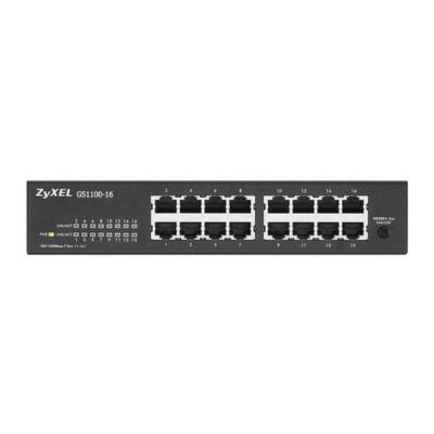 Zyxel gs1100-16 v3 switch 16xgbe no gest desk/rack