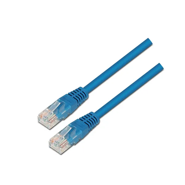 Cable de Red RJ45 UTP Aisens A133-0190 Cat.5e/ 50cm/ Azul