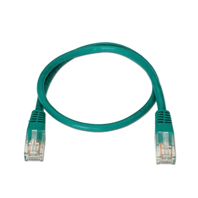 Cable de Red RJ45 UTP Aisens A133-0194 Cat.5e/ 1m/ Verde