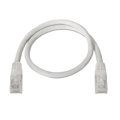 Cable de Red RJ45 UTP Aisens A133-0196 Cat.5e/ 50cm/ Blanco