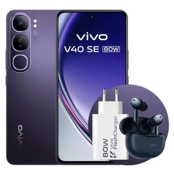 Vivo v40 se 80w 6.67" 8gb(+8) 256gb black bundle