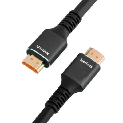 Netlock cable hdmi v2.1 m-m 4k@60hz 48gbps, 15m