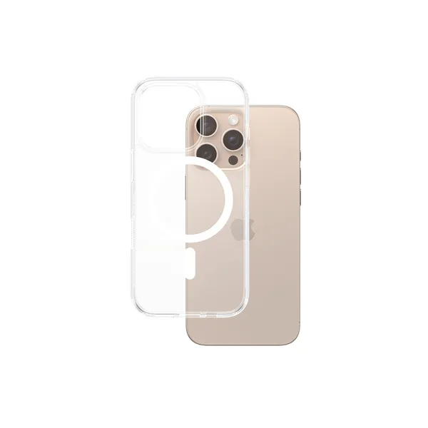 PanzerGlass PG HardC White MagS iPhone 16 6.9InchPro funda para teléfono móvil Transparente