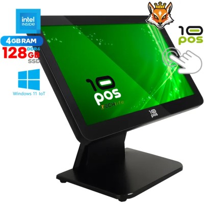 10Pos FT-16N TPV Comercio 15.6" Táctil Intel J4125 4GB 128GB