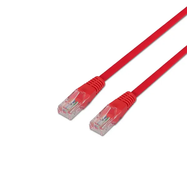 Cable de Red RJ45 UTP Aisens A135-0239 Cat.6/ 2m/ Rojo