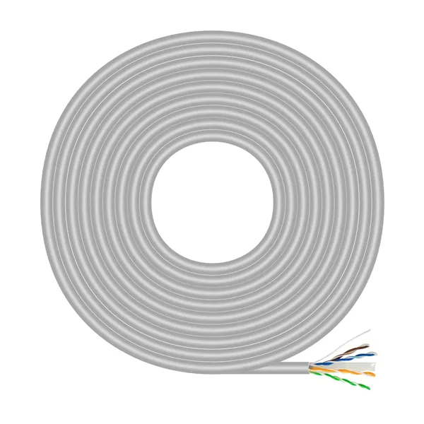 Aisens Bobina de cable RJ45 UTP Cat.6 Rigido AWG23 500 mts, Gris A135-0743