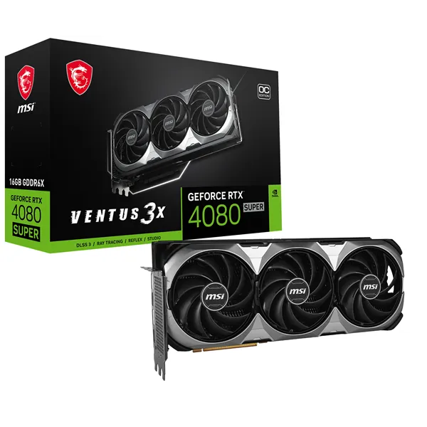 MSI GeForce RTX 4080 SUPER VENTUS 3x OC 16GB GDDR6X