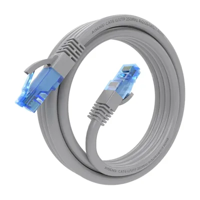 Cable de Red RJ45 AWG26 CCA UTP Aisens A135-0778 Cat.6/ 3m/ Gris