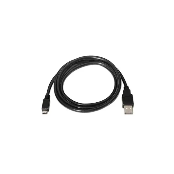 Cable USB 2.0 Nanocable 10.01.0503/ USB Macho - MicroUSB Macho/ 3m/ Negro