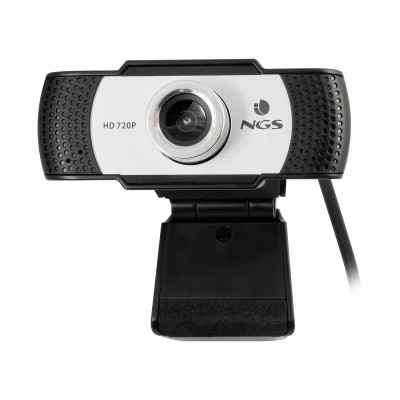 Webcam NGS Xpress Cam 720/ 1280 x 720 HD/ Blanco y Negro