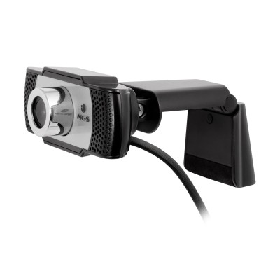 Webcam NGS Xpress Cam 720/ 1280 x 720 HD/ Blanco y Negro