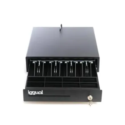 Iggual cajón portamonedas iron-15 37cm 4+8 negro