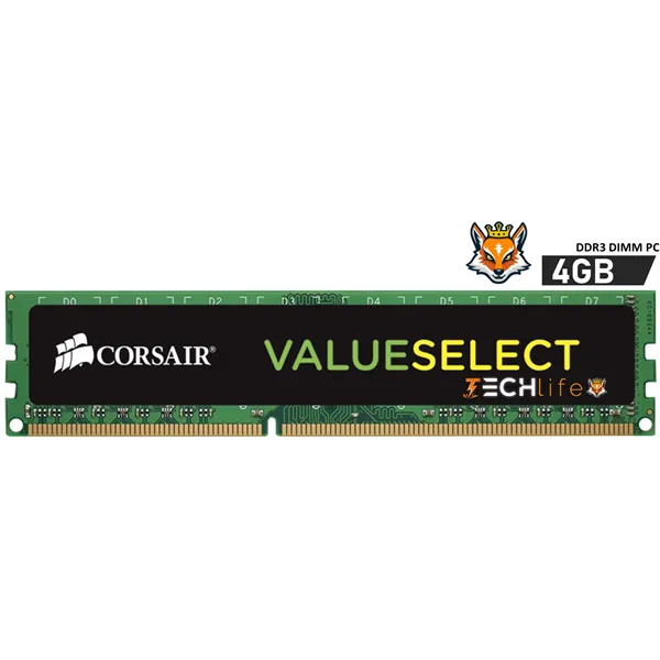 Corsair ValueSelect 4GB DDR3 1600MHz 1.35v CL11 - Módulo RAM de PC